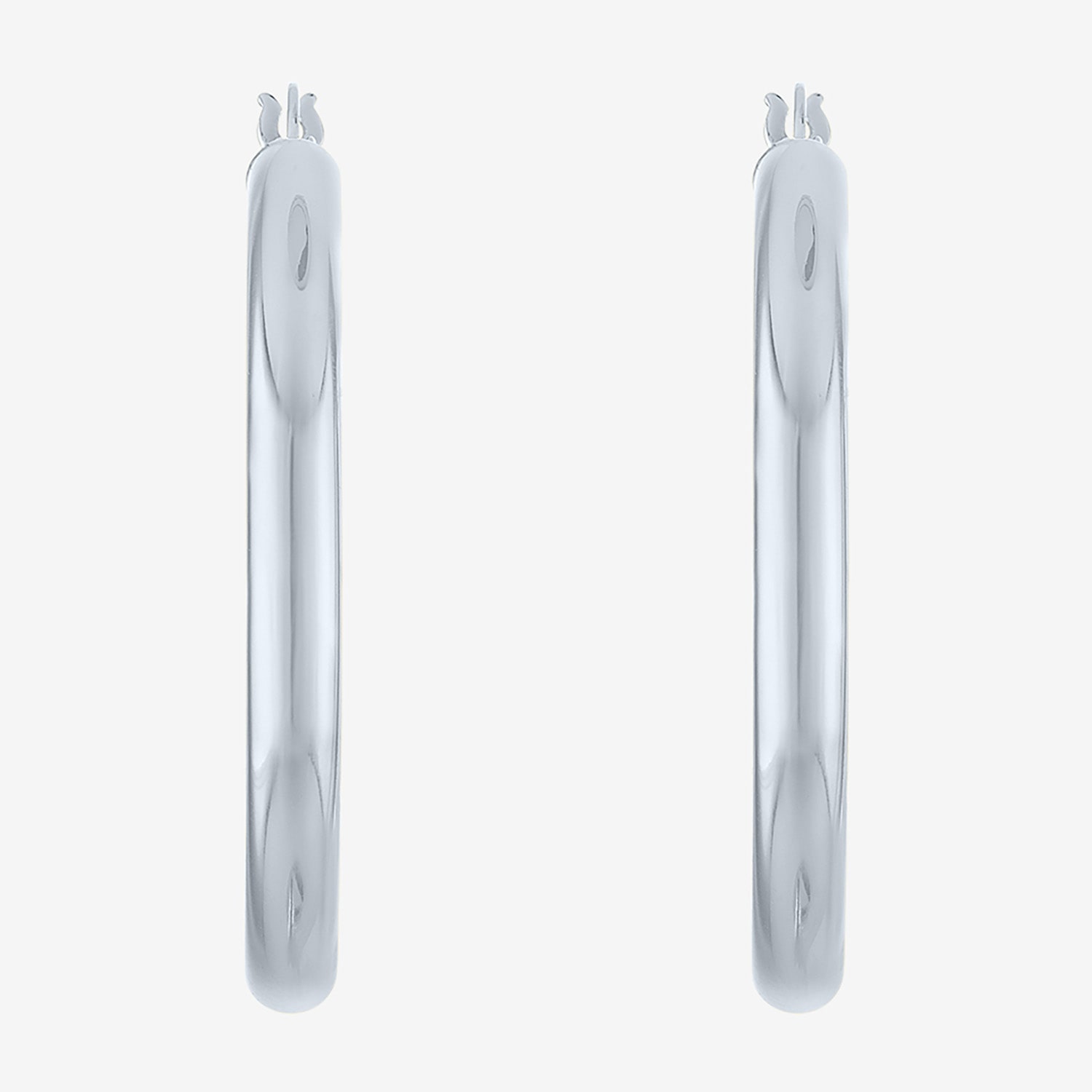 Bold Addiction Womens 40mm Hoop Earrings
