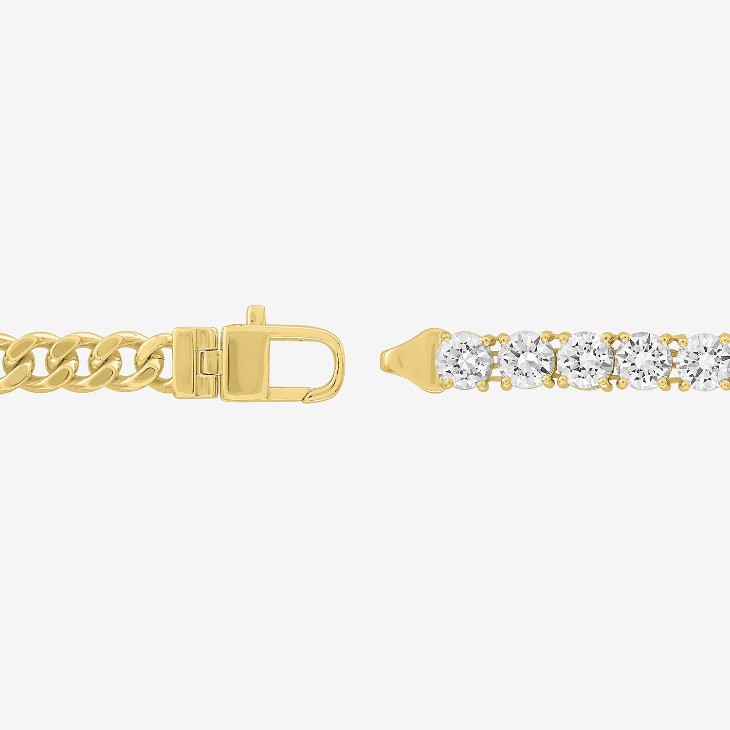 Bold Addiction Womens 14K Gold Over Brass 18 Inch Curb Chain Necklace