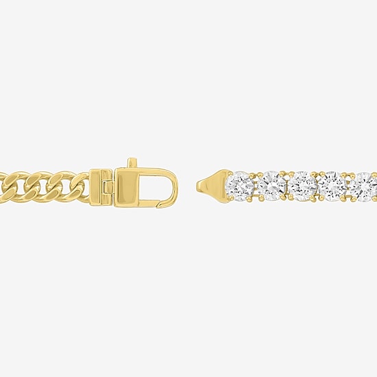 Bold Addiction Womens 14K Gold Over Brass 18 Inch Curb Chain Necklace