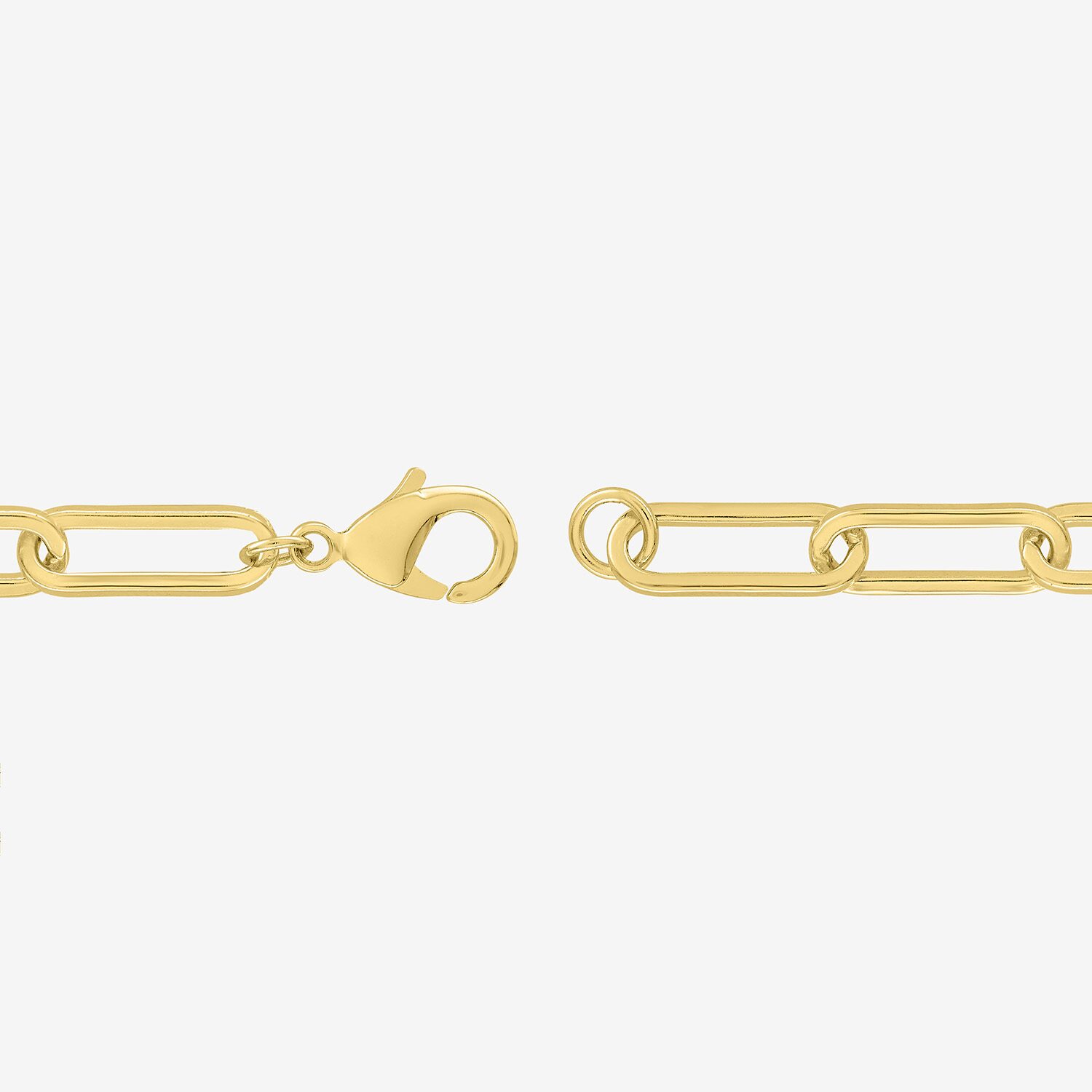 Bold Addiction Womens 14K Gold Over Brass 18 Inch Link Chain Necklace