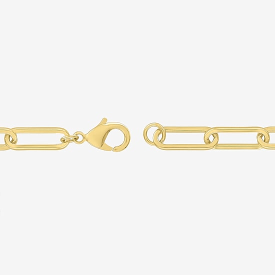 Bold Addiction Womens 14K Gold Over Brass 18 Inch Link Chain Necklace