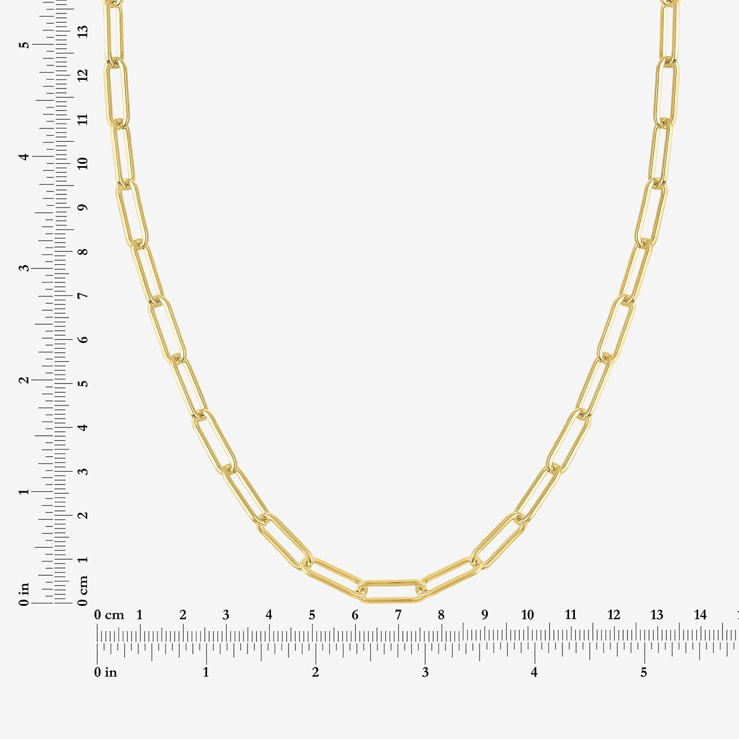 Bold Addiction Womens 14K Gold Over Brass 18 Inch Link Chain Necklace