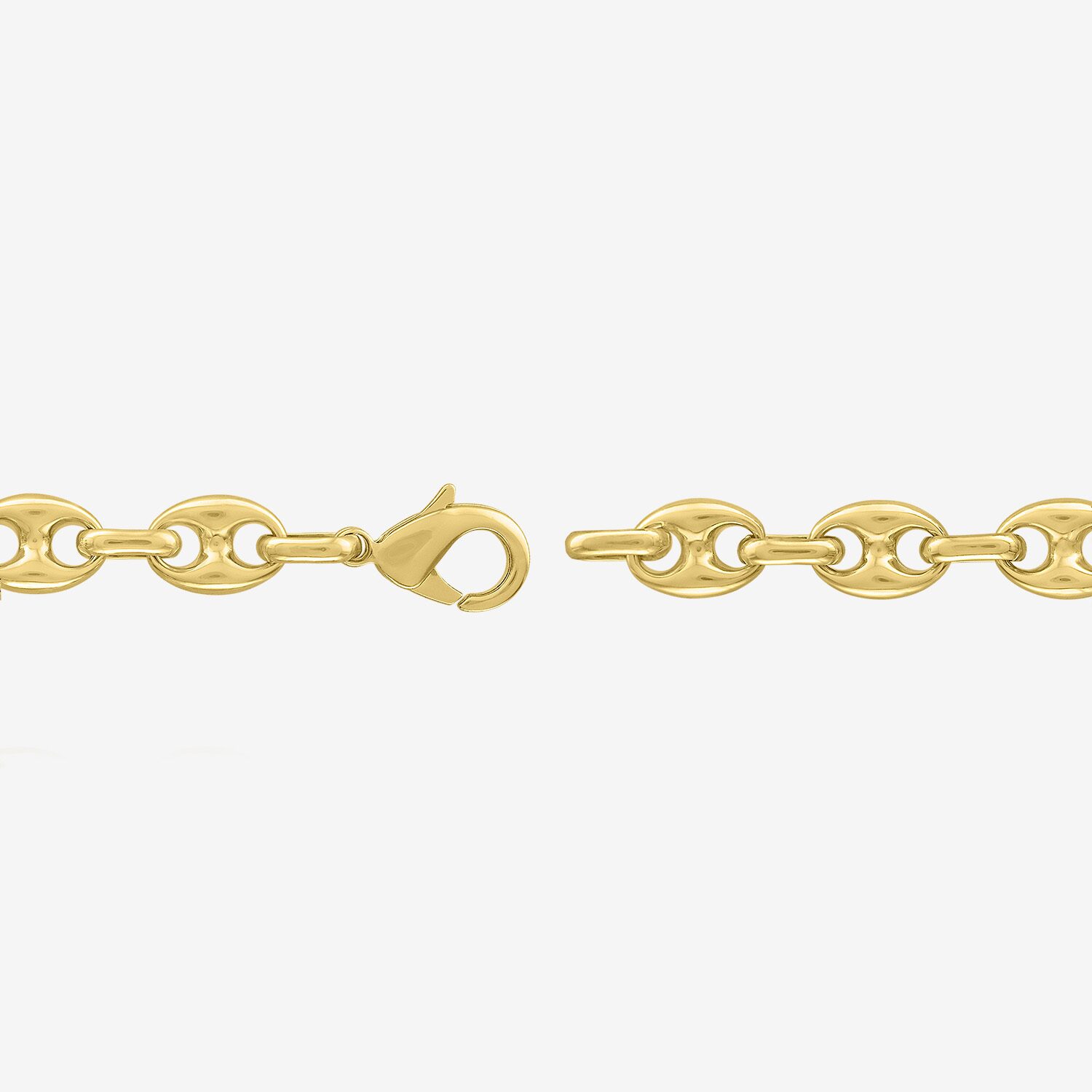 Bold Addiction Womens 14K Gold Over Brass 18 Inch Mariner Chain Necklace