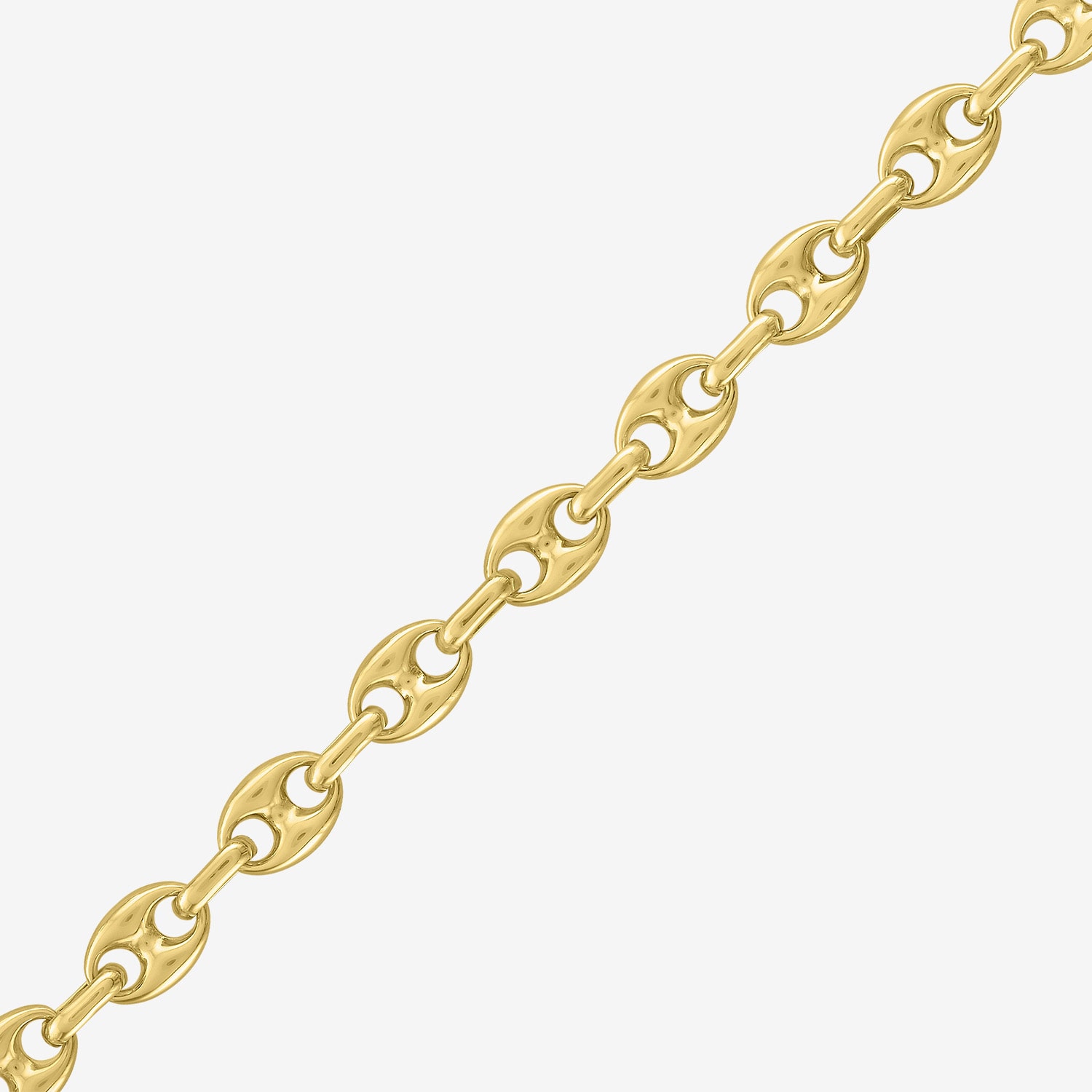 Bold Addiction Womens 14K Gold Over Brass 18 Inch Mariner Chain Necklace