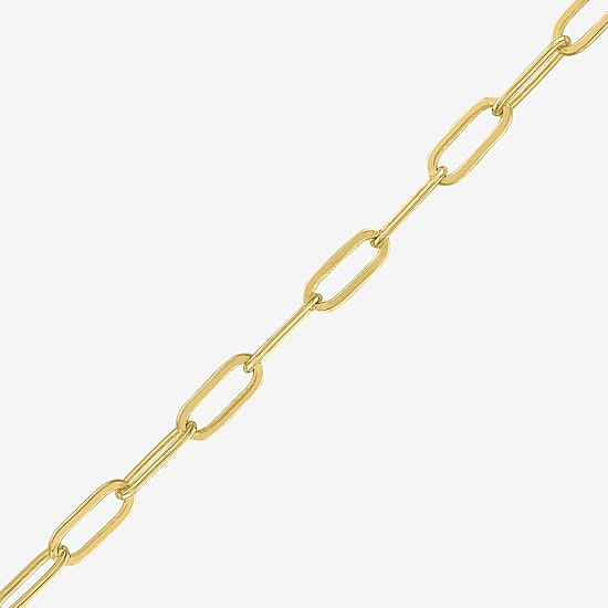 Bold Addiction Womens Lab Created White Sapphire 14K Gold Over Brass Pear 18 Inch Pendant Necklace