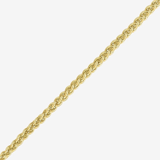 Bold Addiction Womens Lab Created White Sapphire 14K Gold Over Brass Oval 18 Inch Pendant Necklace