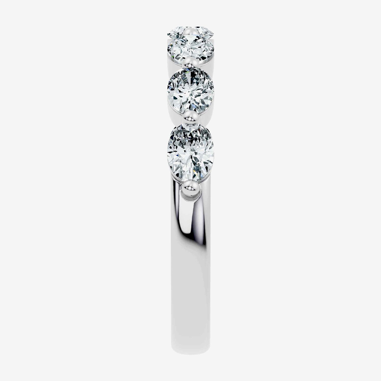 Signature By Modern Bride (F-G / Vs2-Si1) Womens 1 CT. T.W. Lab Grown White Diamond 10K Gold Wedding Band
