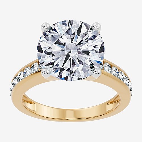 Modern Bride Signature By  (f-g / Vs2-si1) Womens 6 1/2 Ct. T.w. Lab Grown White Diamond 14k Gold Rou In Yellow