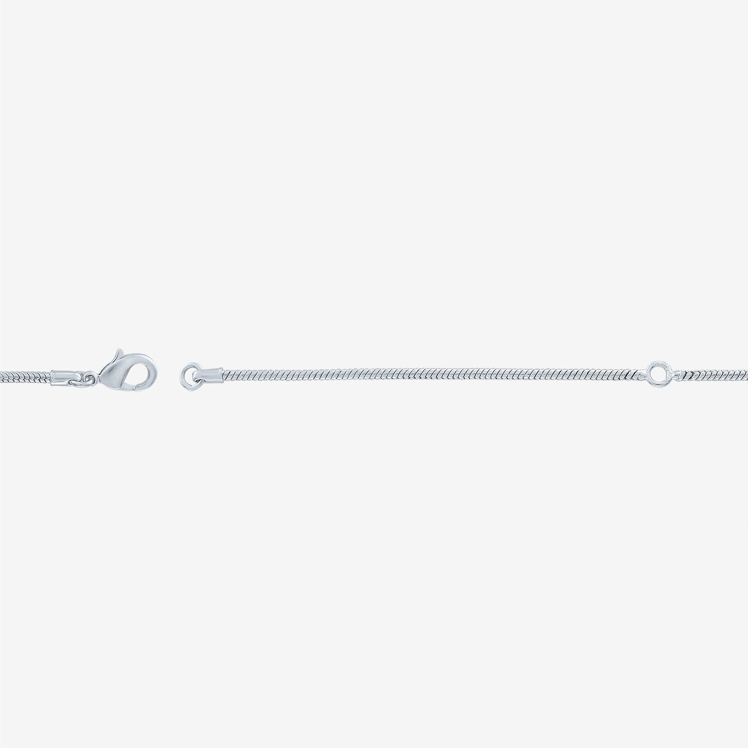 Bold Addiction Womens Lab Created White Sapphire Pure Silver Over Brass Round 16 Inch Pendant Necklace