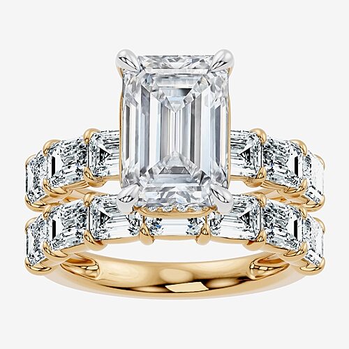 Modern Bride Signature By  (f-g / Vs2-si1) Womens 8 1/4 Ct. T.w. Lab Grown White Diamond 14k Gold Sid In Yellow