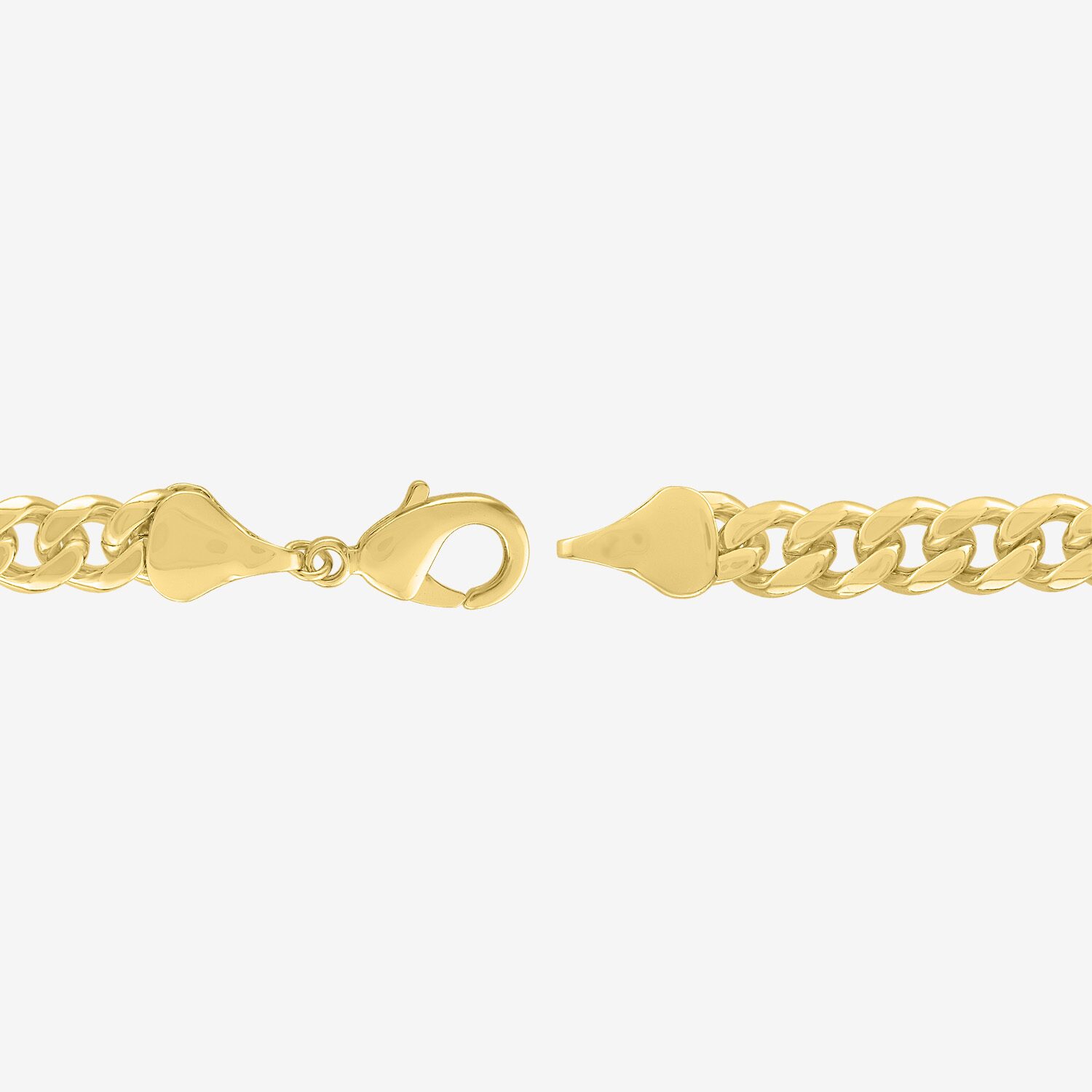 Bold Addiction Womens 14K Gold Over Brass 18 Inch Curb Chain Necklace