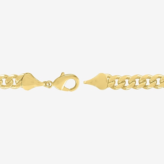 Bold Addiction Womens 14K Gold Over Brass 18 Inch Curb Chain Necklace