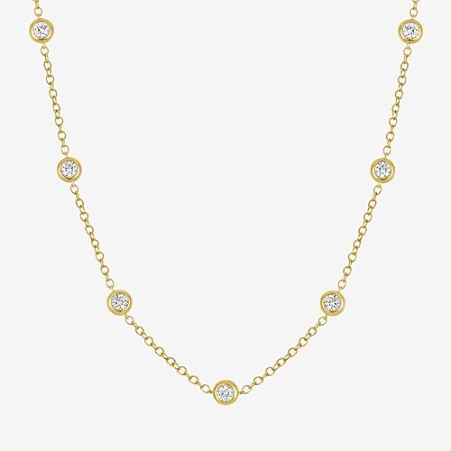 Bold Addiction Womens 14K Gold Over Brass 16 Inch Cable Chain Necklace, One Size, White
