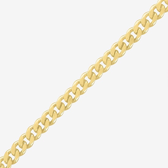 Bold Addiction Womens 14K Gold Over Brass 18 Inch Curb Chain Necklace