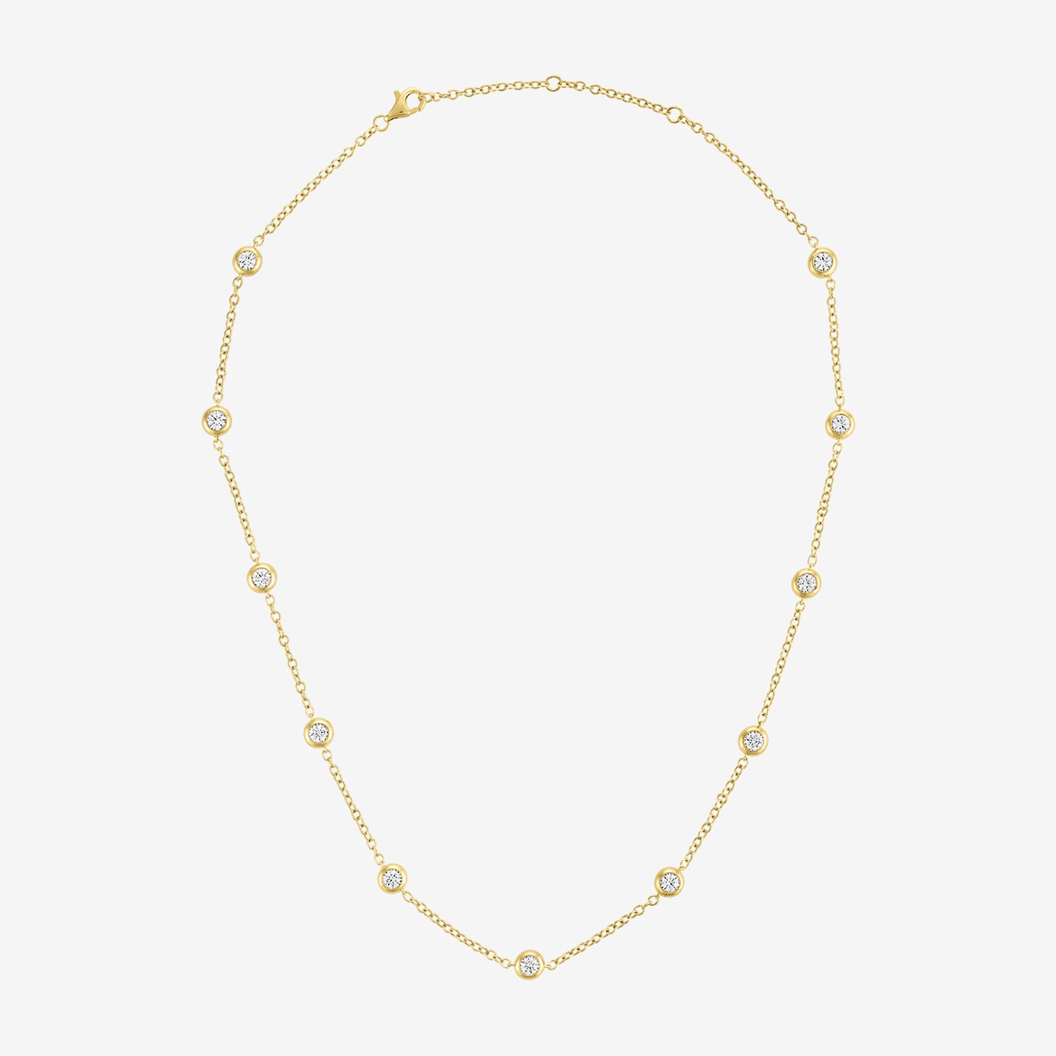 Bold Addiction Womens 14K Gold Over Brass 16 Inch Cable Chain Necklace