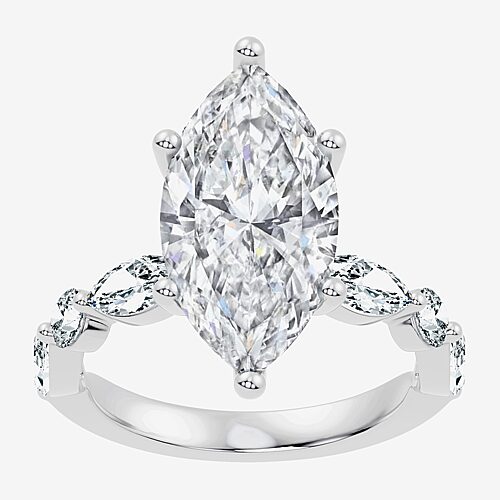Modern Bride Signature By  (f-g / Vs2-si1) Womens 6 Ct. T.w. Lab Grown White Diamond 14k Gold Marquis