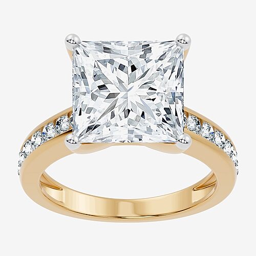 Modern Bride Signature By  (f-g / Vs2-si1) Womens 8 1/2 Ct. T.w. Lab Grown White Diamond 14k Gold Sid In Yellow