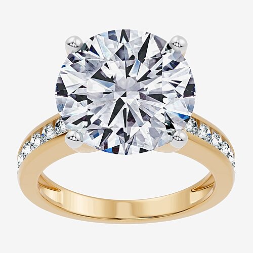 Modern Bride Signature By  (f-g / Vs2-si1) Womens 10 1/2 Ct. T.w. Lab Grown White Diamond 14k Gold Ro In Yellow