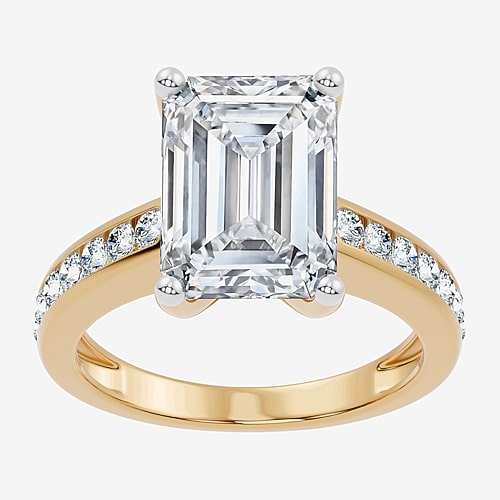 Modern Bride Signature By  (f-g / Vs2-si1) Womens 6 1/2 Ct. T.w. Lab Grown White Diamond 14k Gold Sid In Yellow