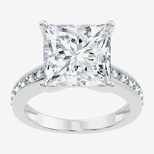 Modern Bride Signature By  (f-g / Vs2-si1) Womens 8 1/2 Ct. T.w. Lab Grown White Diamond 14k Gold Sid