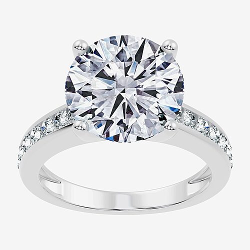 Modern Bride Signature By  (f-g / Vs2-si1) Womens 5 1/2 Ct. T.w. Lab Grown White Diamond 14k Gold Rou