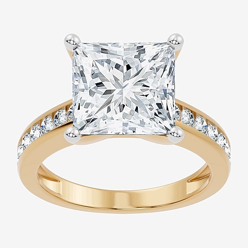 Modern Bride Signature By  (f-g / Vs2-si1) Womens 5 1/2 Ct. T.w. Lab Grown White Diamond 14k Gold Sid In Yellow