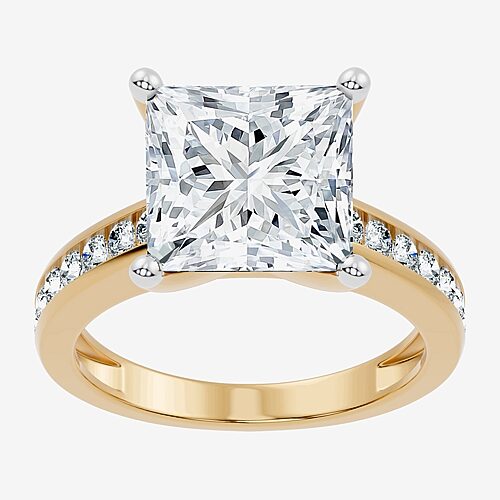 Modern Bride Signature By  (f-g / Vs2-si1) Womens 6 1/2 Ct. T.w. Lab Grown White Diamond 14k Gold Sid In Yellow