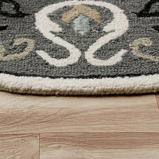 LR HOME Mila Round Area Rugs