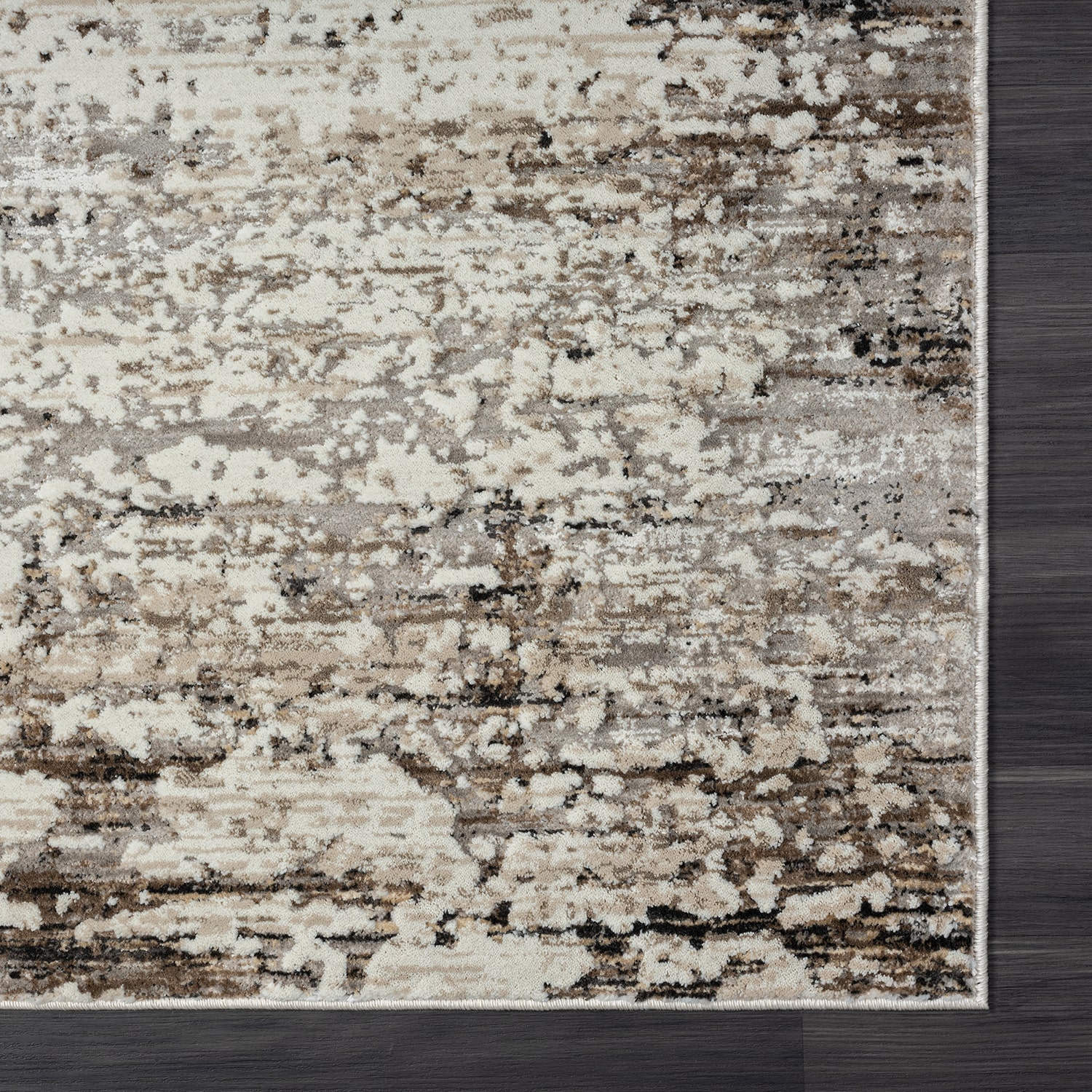 LR HOME Willow Abstract Indoor Rectangular Area Rug