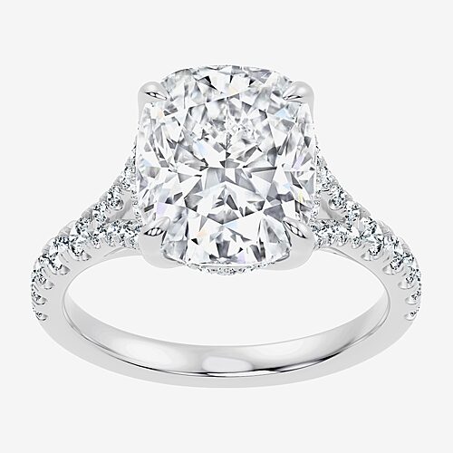 Modern Bride Signature By  (f-g / Vs2-si1) Womens 6 1/2 Ct. T.w. Lab Grown White Diamond 14k Gold Cus