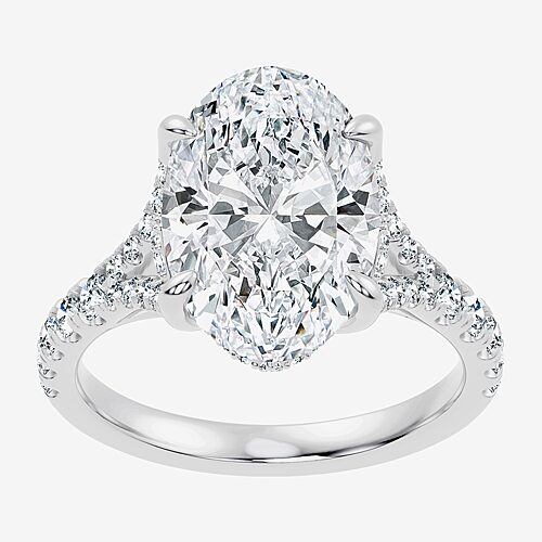 Modern Bride Signature By  (f-g / Vs2-si1) Womens 10 1/2 Ct. T.w. Lab Grown White Diamond 14k Gold Ov