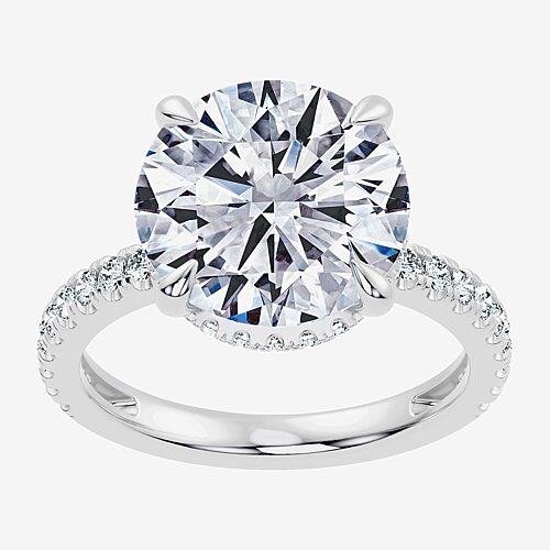 Modern Bride Signature By  (f-g / Vs2-si1) Womens 6 1/2 Ct. T.w. Lab Grown White Diamond 14k Gold Rou