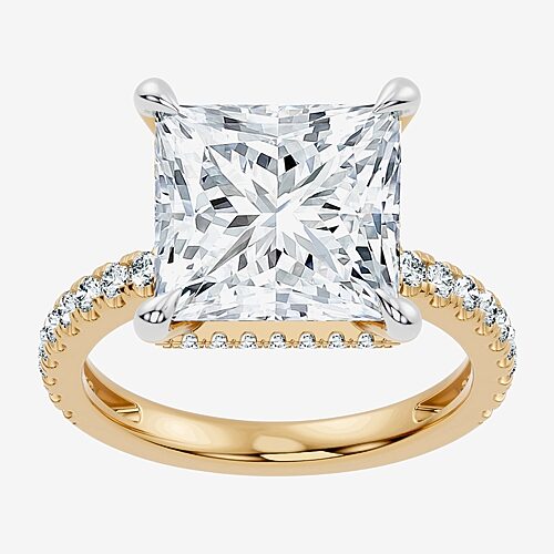 Modern Bride Signature By  (f-g / Vs2-si1) Womens 8 1/2 Ct. T.w. Lab Grown White Diamond 14k Gold Sid In Yellow