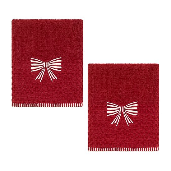 Avanti Bow 2 Pack Hand Towel