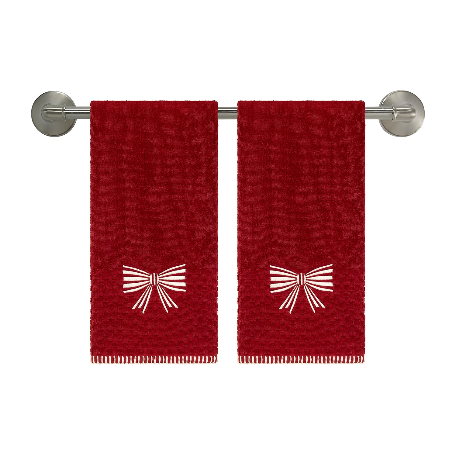 Avanti Bow 2 Pack Hand Towel