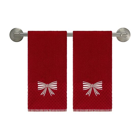 Avanti Bow 2 Pack Hand Towel