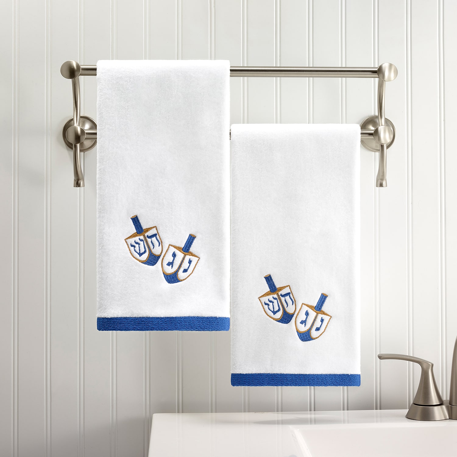 Avanti Dreidel 2 Pack Hand Towel