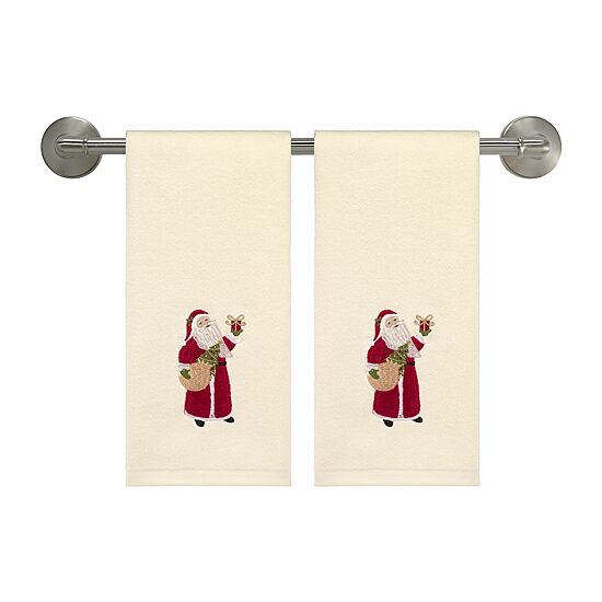 Avanti Santa Gifts 2 Pack Hand Towel