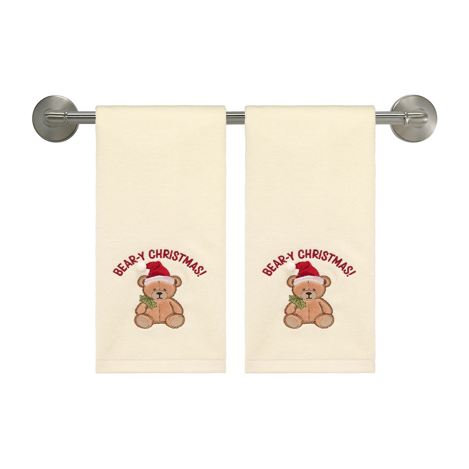 Avanti Teddy Bear 2 Pack Hand Towel