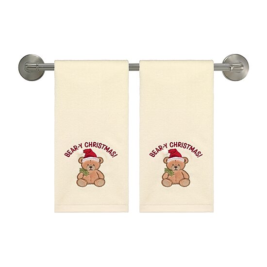 Avanti Teddy Bear 2 Pack Hand Towel
