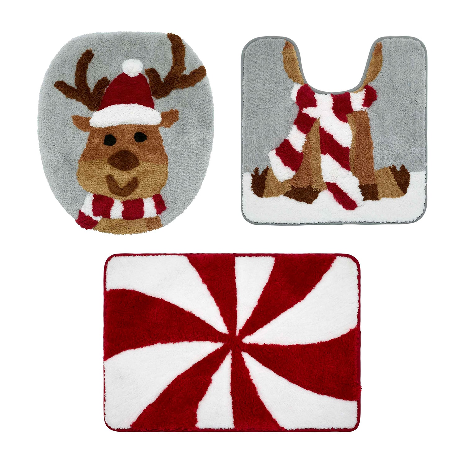 Avanti Reindeer 3-pc. Bath Rug Set