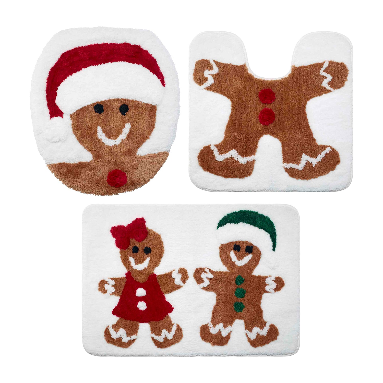 Avanti Ginger Cookie 3-pc. Bath Rug Set