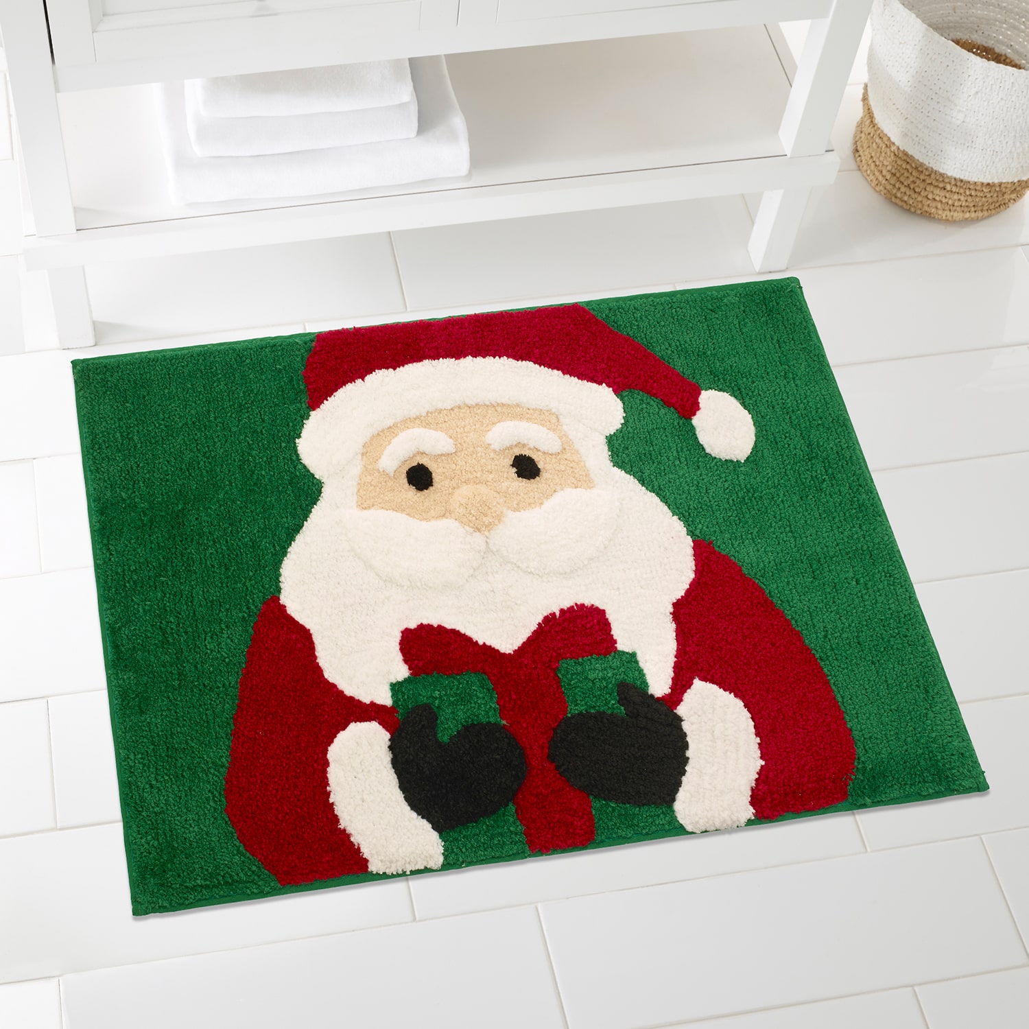 Avanti Santa Gift Bath Rug