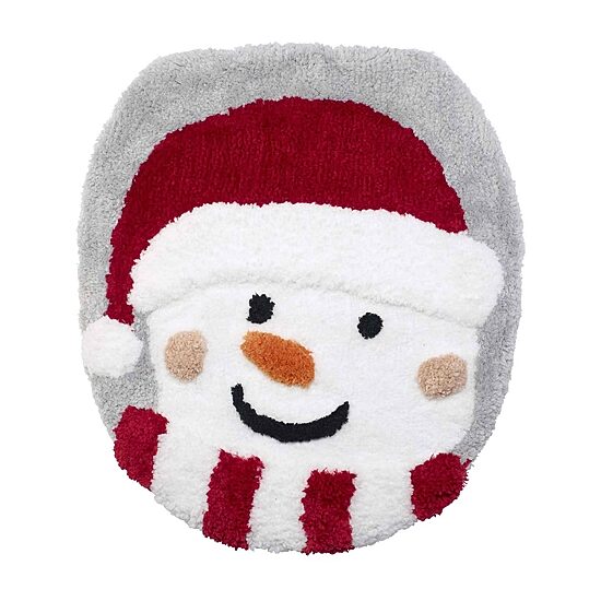 Avanti Snowman Flake 3-pc. Bath Rug Set