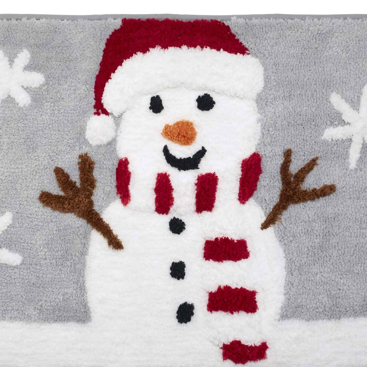 Avanti Snowman Flake 3-pc. Bath Rug Set