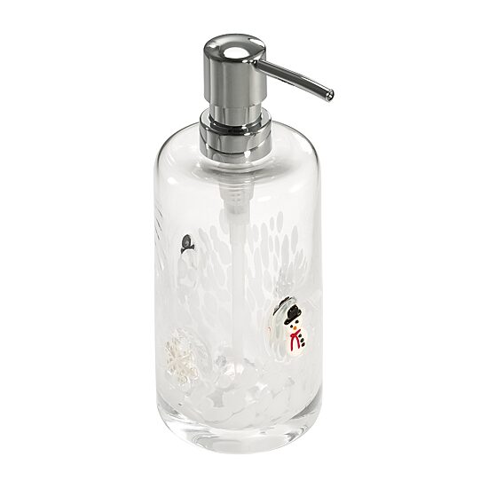 Avanti Snowmen & Flakes Soap Dispenser