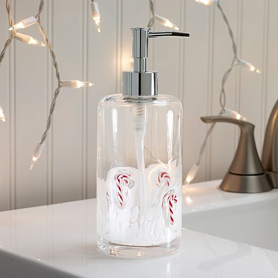 Avanti Candy Cane Soap Dispenser