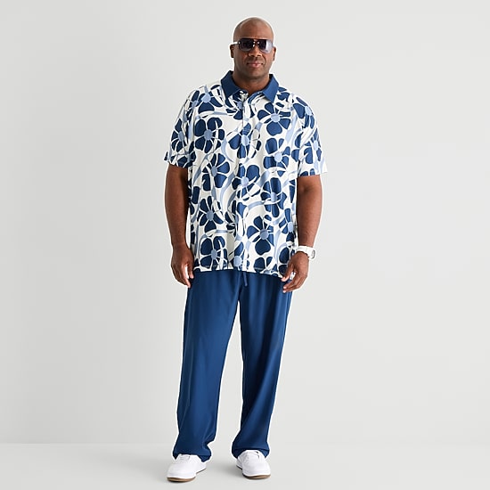 Xersion Big and Tall Mens Short Sleeve Polo Shirt