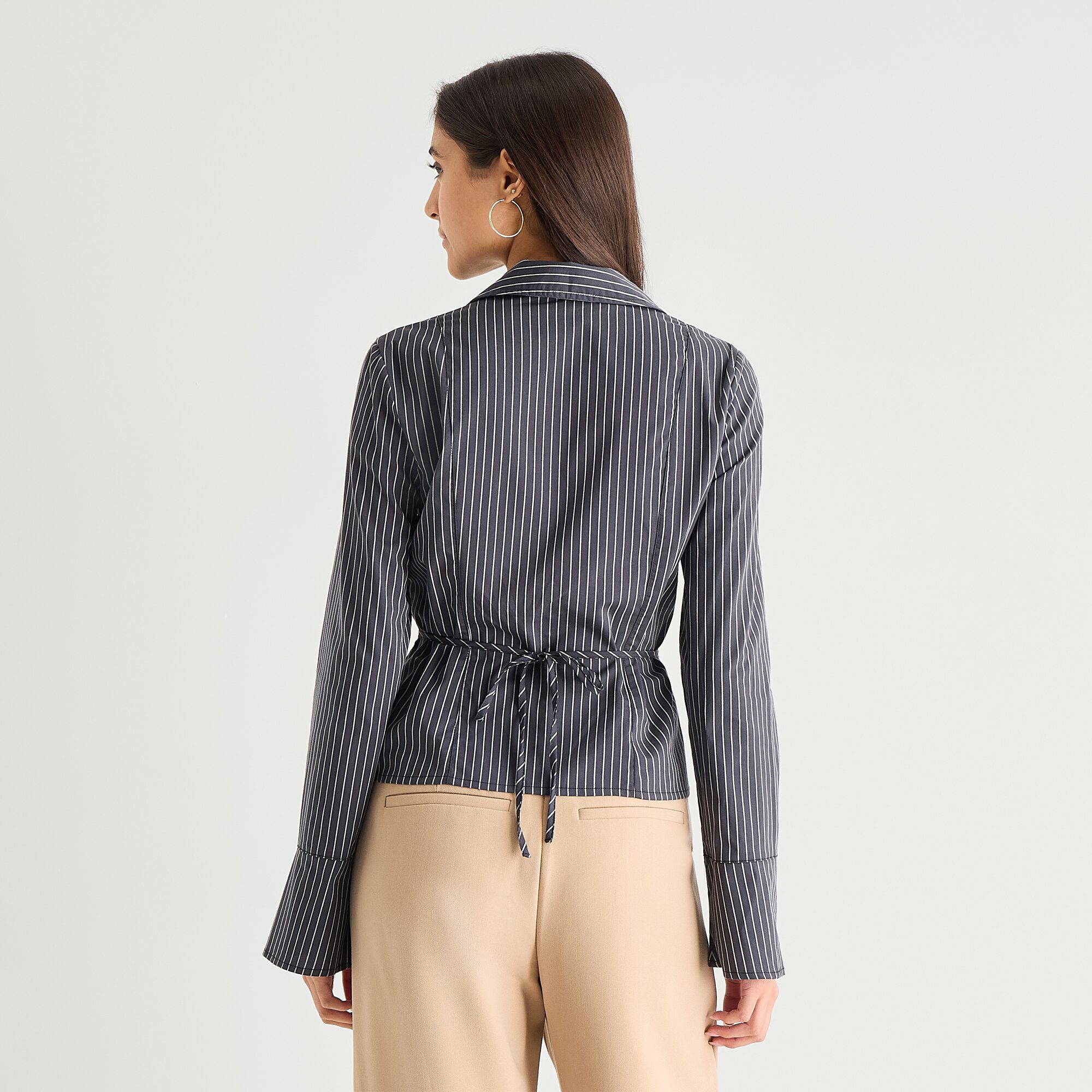 by&by Womens Juniors Long Sleeve Blouse