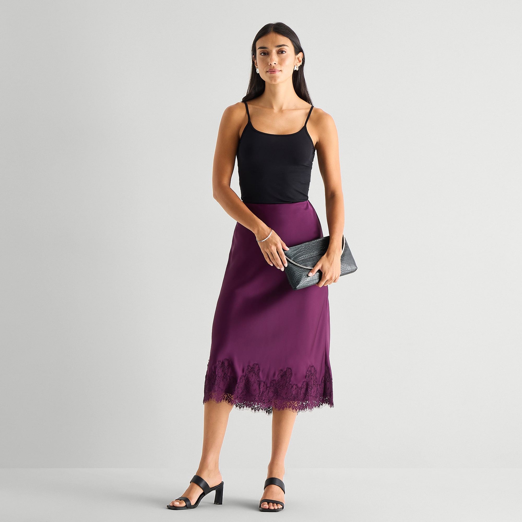 Worthington Womens U Neck Sleeveless Camisole
